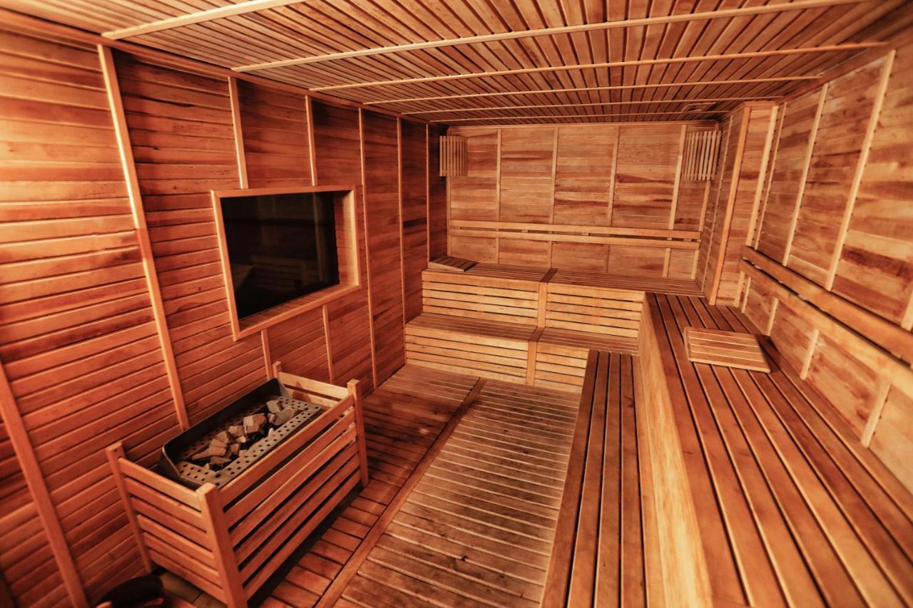 The Green Park Gaziantep Exterior foto A modern Finnish sauna